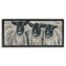 Stupell Industries Three Sheep Trio Portrait Framed Floater Canvas Wall Art